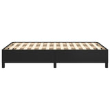 Cadre de lit sans matelas noir 120x190 cm similicuir