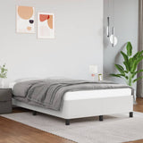 Cadre de lit sans matelas blanc 120x190 cm similicuir