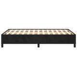 Cadre de lit sans matelas noir 120x190 cm velours