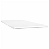 Sommier à lattes de lit matelas LED gris clair 120x190 cm tissu