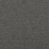 Slatted bed base LED mattress dark gray 120x190 cm fabric