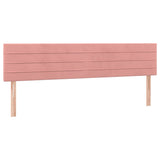 Sommier à lattes de lit et matelas LED rose 120x190 cm velours