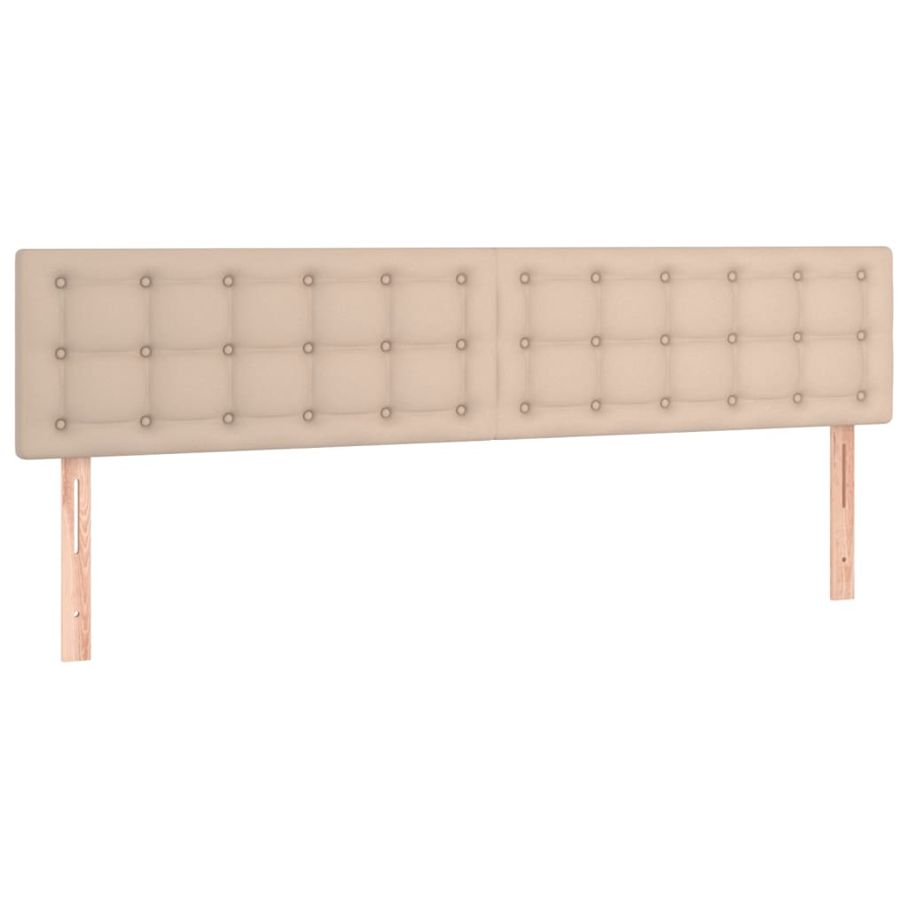 Cadre de lit sans matelas cappuccino 120x190 cm similicuir