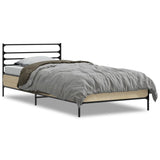 Bed frame without mattress sonoma oak 75x190 cm