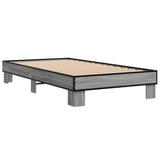 Cadre de lit sans matelas sonoma gris 90x190 cm