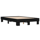 Cadre de lit sans matelas noir 120x190 cm