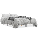 Cadre de lit sans matelas sonoma gris 120x190 cm