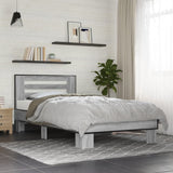 Cadre de lit sans matelas sonoma gris 90x190 cm