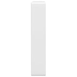 Supports d'étagères pour lavabo 2 pcs blanc rectangulaire acier