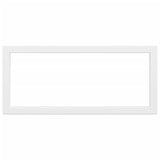 Supports d'étagères pour lavabo 2 pcs blanc rectangulaire acier