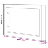 Supports d'étagères pour lavabo 2 pcs blanc rectangulaire acier