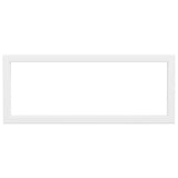 Supports d'étagères pour lavabo 2 pcs blanc rectangulaire acier