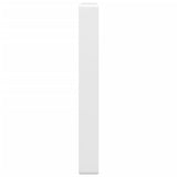 Supports d'étagères pour lavabo 2 pcs blanc rectangulaire acier