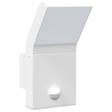 LED outdoor wall light with sensors white