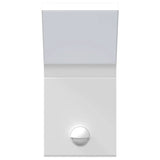 LED outdoor wall light with sensors white