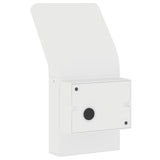 LED outdoor wall light with sensors white