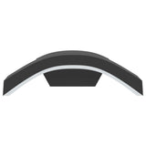 Appliques murales LED d'extérieur 2 pcs noir