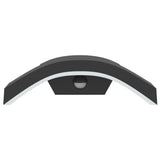 Appliques murales LED d'extérieur avec capteurs 2 pcs noir