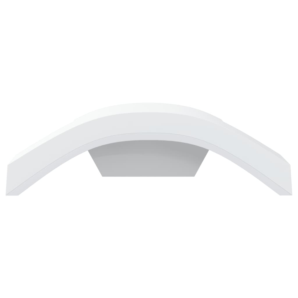 Appliques murales LED d'extérieur 2 pcs blanc