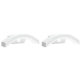 Appliques murales LED d'extérieur avec capteurs 2 pcs blanc