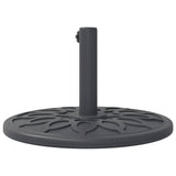 Parasol base for masts Ø38 / 48 mm 12 kg round