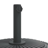 Parasol base for masts Ø38 / 48 mm 12 kg round