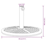 Sonnenschirmständer für Stangen Ø38 / 48 mm 12 kg rund