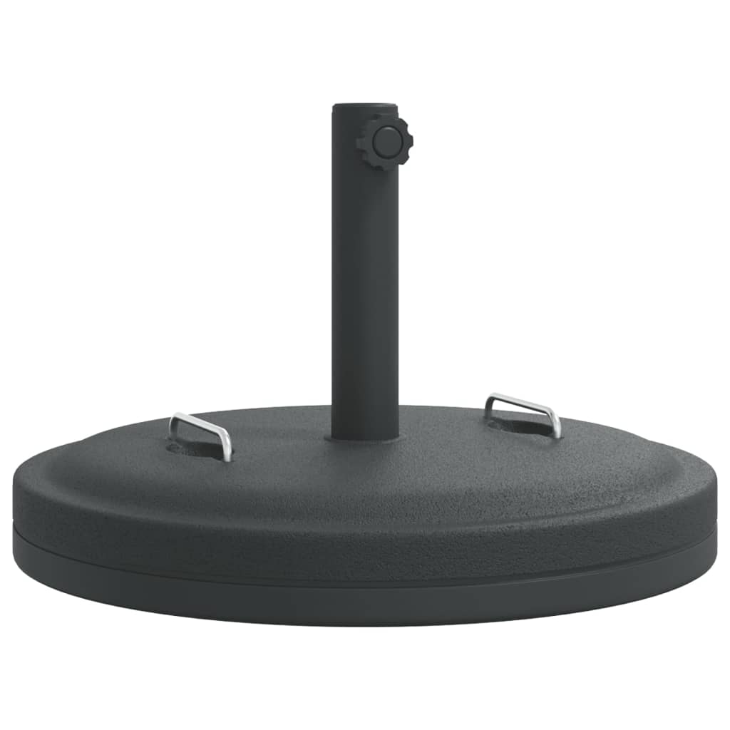 Parasol base with handles for poles Ø38 / 48 mm 25 kg round