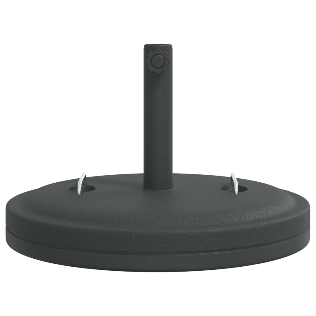 Parasol base with handles for poles Ø38 / 48 mm 25 kg round