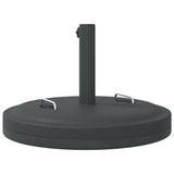 Parasol base with handles for poles Ø38 / 48 mm 25 kg round