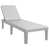 Chaise longue réglable en hauteur à 4 positions polypropylène