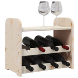 Casier à vin avec panneau supérieur 43x25x37 cm bois pin massif