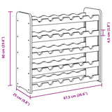 Casier à vin 67,5x25x60 cm Bois de pin massif