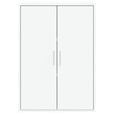 Buffets 2 pcs blanc 60x31x84 cm bois d'ingénierie