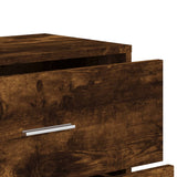 Buffets 2 pcs chêne fumé 60x31x84 cm bois d'ingénierie