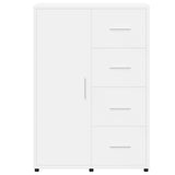 Buffets 2 pcs blanc 60x31x84 cm bois d'ingénierie