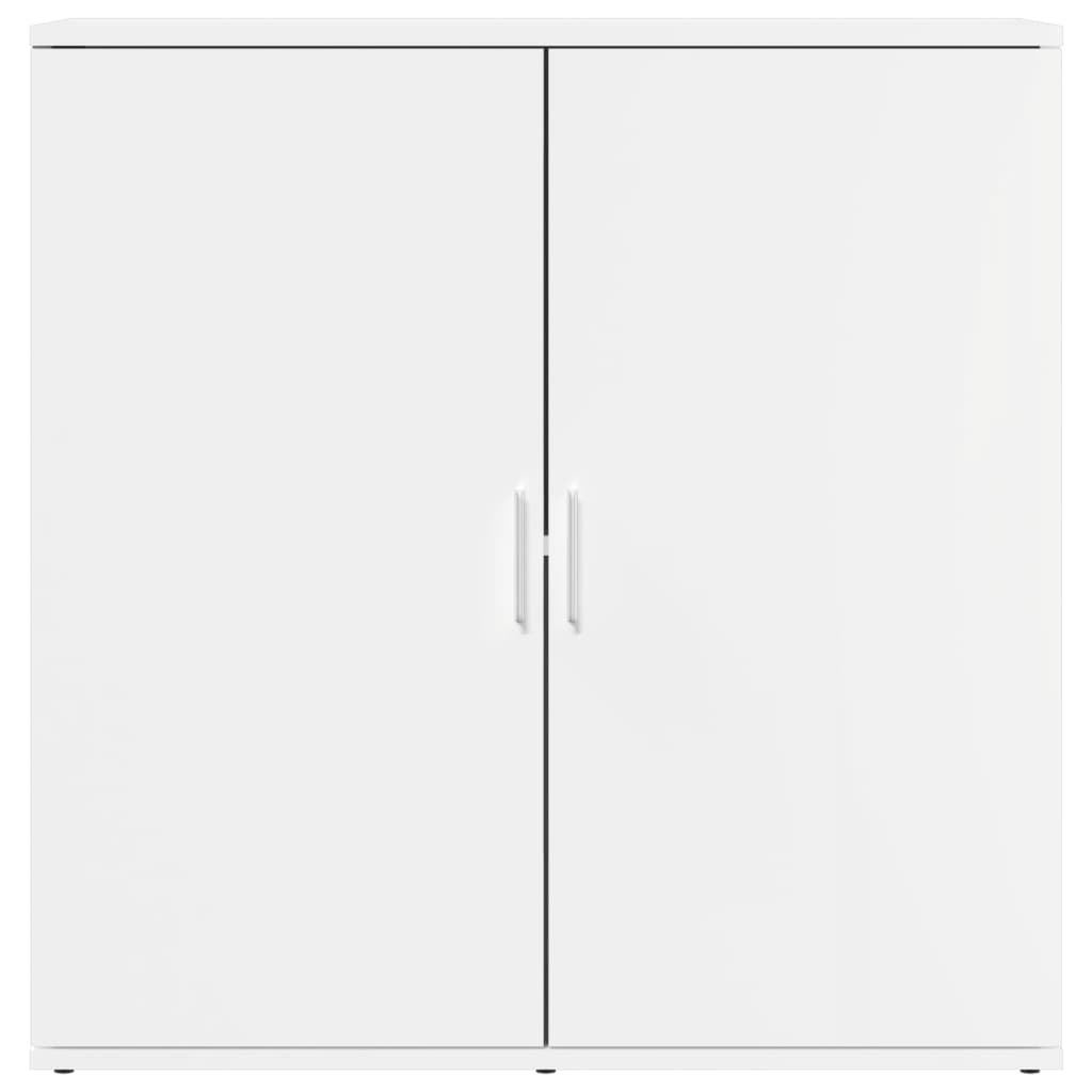 Buffets 2 pcs blanc 79x38x80 cm bois d’ingénierie