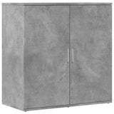 Buffets 2 pcs gris béton 79x38x80 cm bois d'ingénierie