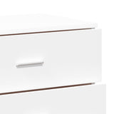 Buffets 3 pcs Blanc Bois d'ingénierie