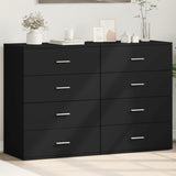 Sideboards 2 Stück schwarz 60x39x80 cm Holzwerkstoff