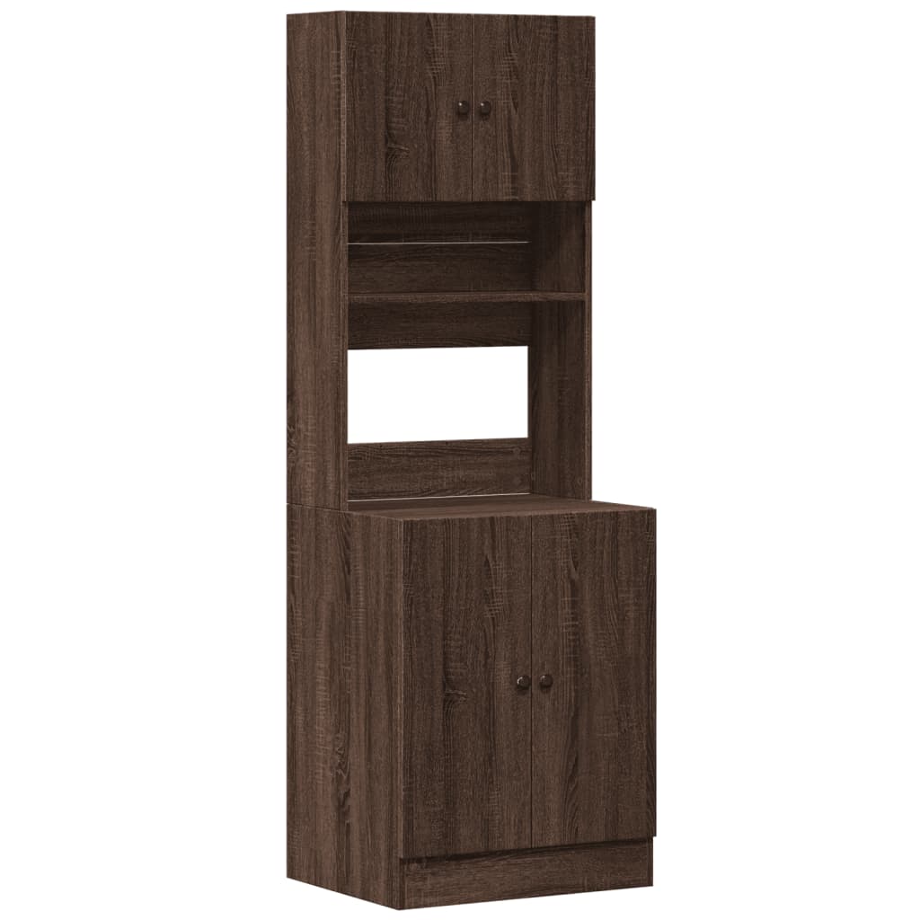 Armoire de cuisine chêne marron 60x50x180 cm bois d’ingénierie