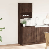 Armoire de cuisine chêne marron 60x50x180 cm bois d’ingénierie