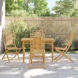 Chaises pliables de jardin lot de 4 46x66x99 cm bambou