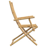 Chaises pliables de jardin lot de 4 53x66x99 cm bambou