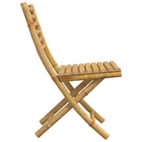 Chaises pliables de jardin lot de 4 43x54x88 cm bambou