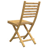 Chaises pliables de jardin lot de 4 43x54x88 cm bambou