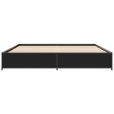 Bed frame without mattress black 160x200 cm