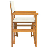 Chaises de metteur en scène pliantes lot de 2 Bois teck massif