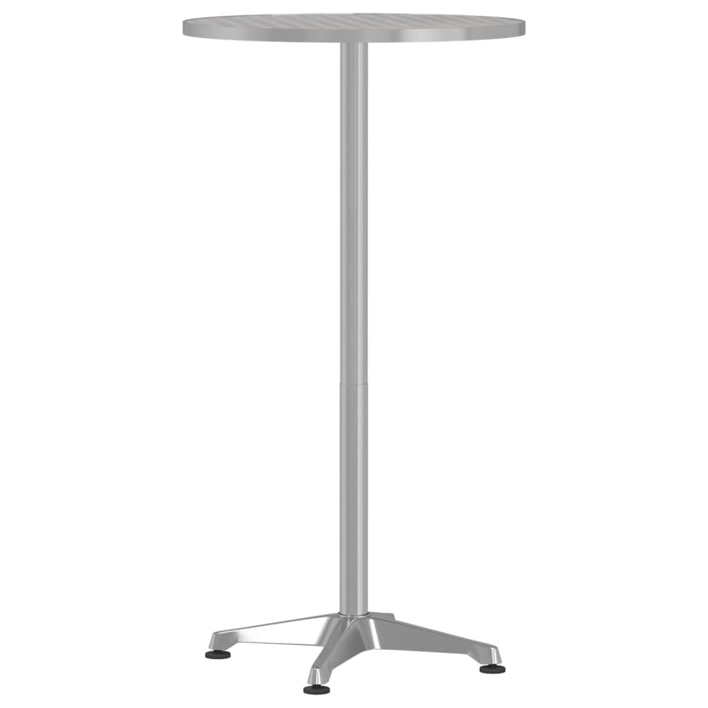 Table de bar d’extérieur réglable en hauteur aluminium