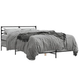 Cadre de lit sans matelas sonoma gris 140x200 cm